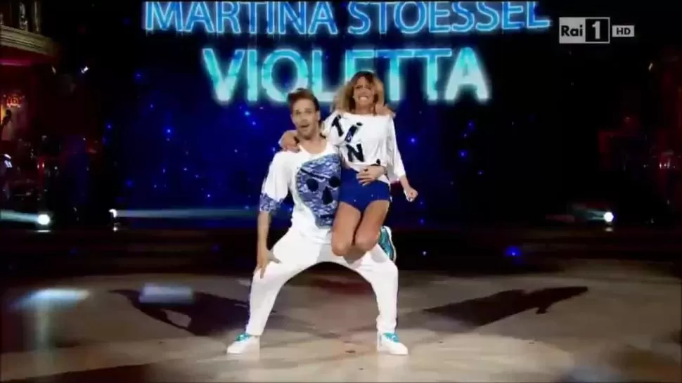 Violetta debutó en el Bailando
