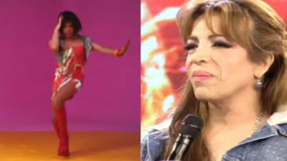 TIEMPO ATRÁS. Lizy, con Calle 13. IMAGEN DE INFOBAE.COM