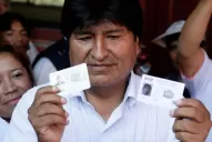 Evo Morales gana con el 60 % de los votos, según las encuestas