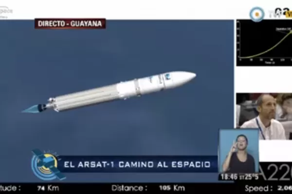 El satélite argentino ArSat-1 ya se encuentra en el espacio