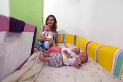 Día de la Madre: ¿cómo hacen? Lo logran con ayuda y lo disfrutan