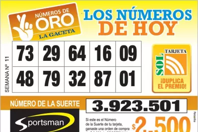 Los Números de Oro de LA GACETA