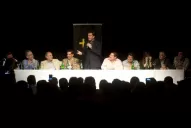 Sin hablar de alianzas, Massa y Cano cruzaron elogios