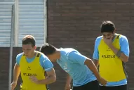 Max fue titular en el ensayo de ayer en Atlético