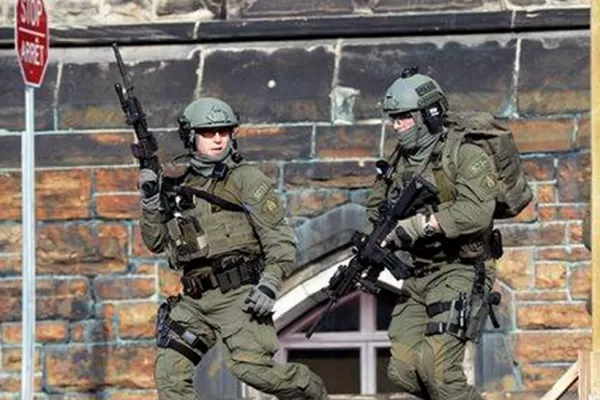 Un soldado canadiense recibió un disparo cerca del Parlamento de Ottawa