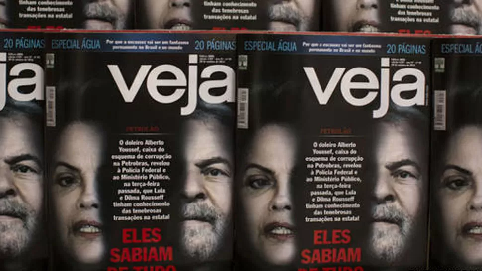 FOCO DE CONFLICTO. La tapa de la revista Veja que molestó a Dilma Rousseff. FOTO TOMADA DE ELUNIVERSAL.COM