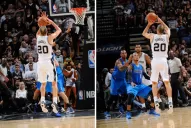 Manu la rompió en el inicio de la temporada