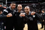 Ginóbili recibió su cuarto anillo de la NBA