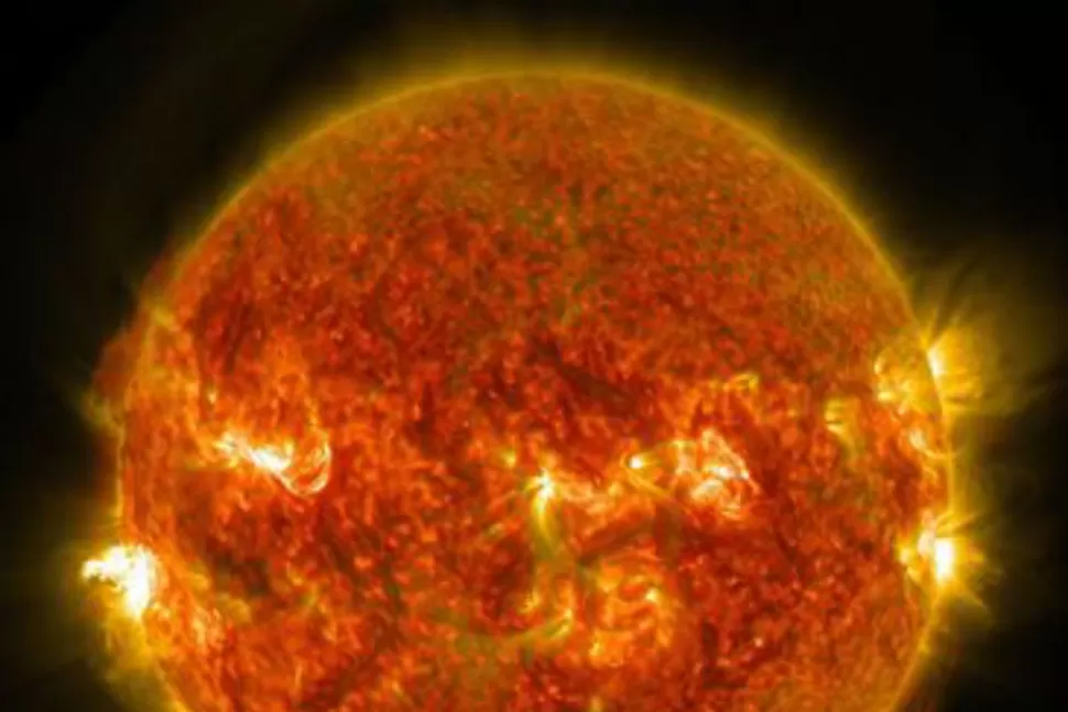 Se registraron seis grandes explosiones solares en poco más de una semana