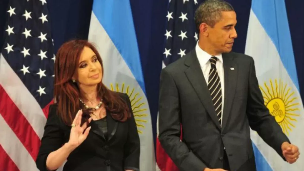 ENOJO. La presidenta Cristina Fernández de Kirchner envió hoy una carta a su par de Estados Unidos, Barack Obama. ARCHIVO