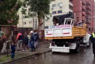 Comenzó el traslado de las familias de Villa Piolín a El Manantial