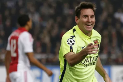 Messi anotó dos goles y es el máximo goleador en la historia de la Champions
