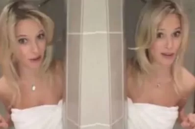 Luisana Lopilato se filma en la ducha para sus seguidores
