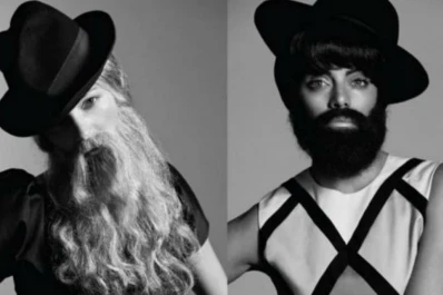 Emilia Attias y Micaela Breque se transformaron en hombres