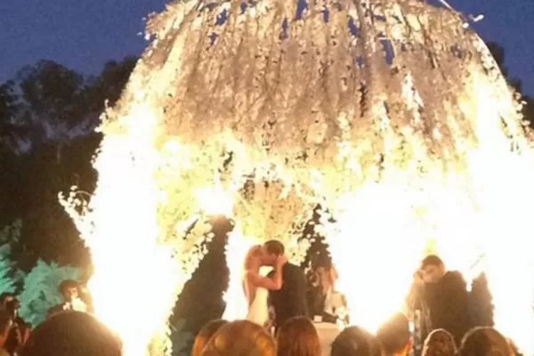 La fiesta de casamiento de Jesica Cirio y Martín Insaurralde