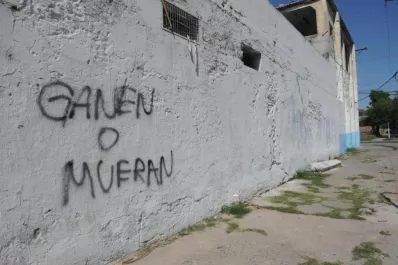 La barra aclara que no pintó el Monumental