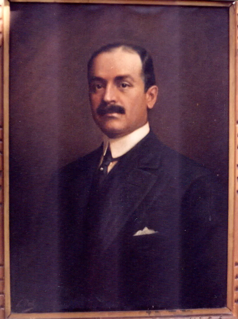JUAN B. TERÁN. El fundador de la Universidad al iniciarse los años 1920, en un retrato al óleo de Naum Peck  la gaceta / archivo
