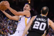 Ginóbili sumó para la victoria de Spurs ante Warriors