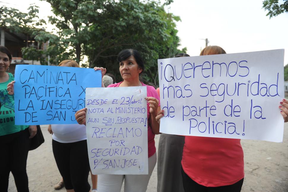 Vecinos de San José reclamaron más seguridad