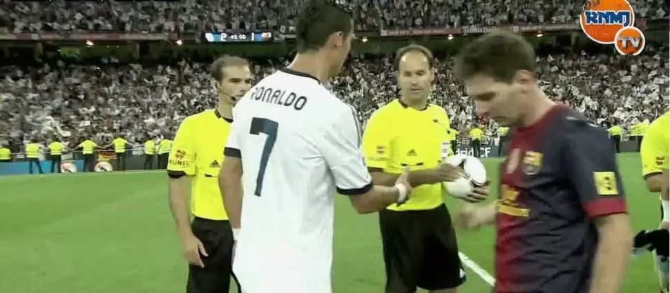 El día que Messi y Ronaldo evitaron el saludo