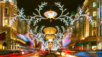 Silent Friday: Londres vestido con luces Navideñas !