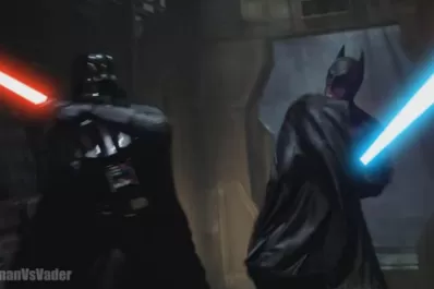 Batman y Darth Vader, en un duelo a muerte