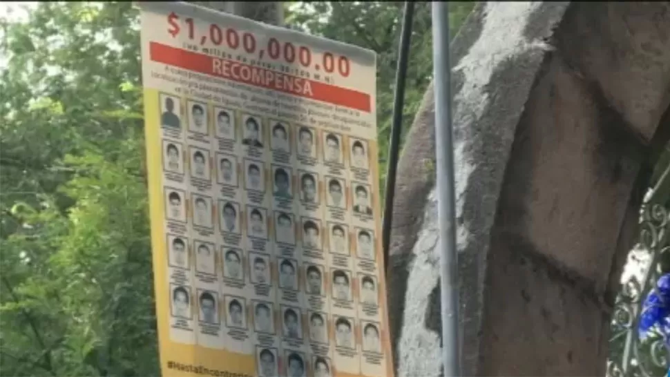 SIN NOTICIAS. Los 43 estudiantes desaparecidos en Iguala no son los primeros, pero su historia es la que llegó a los medios cuando se extendió el reclamo. CAPTURA DE VIDEO