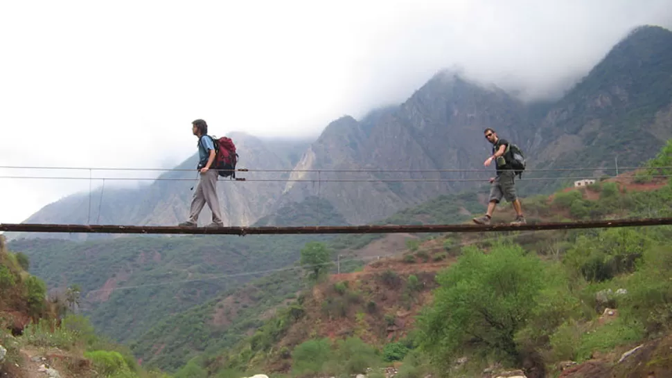A PIE. El Camino del Inca, declarado Patrimonio de la Humanidad, también recorre Jujuy. FOTO DE 054ONLINE.COM