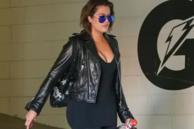 Khloe Kardashian fue al gym con calzas transparentes