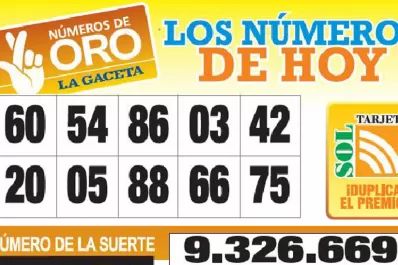 Los Números de Oro de LA GACETA