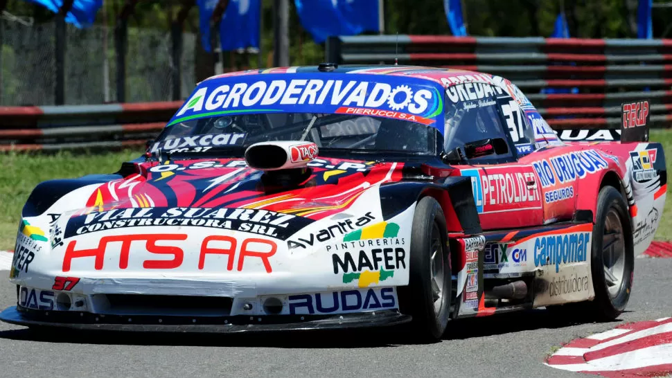 EL MÁS RÁPIDO. Martín Ponte, con Dodge, fue el más veloz en el autódromo de Buenos Aires. (Télam)