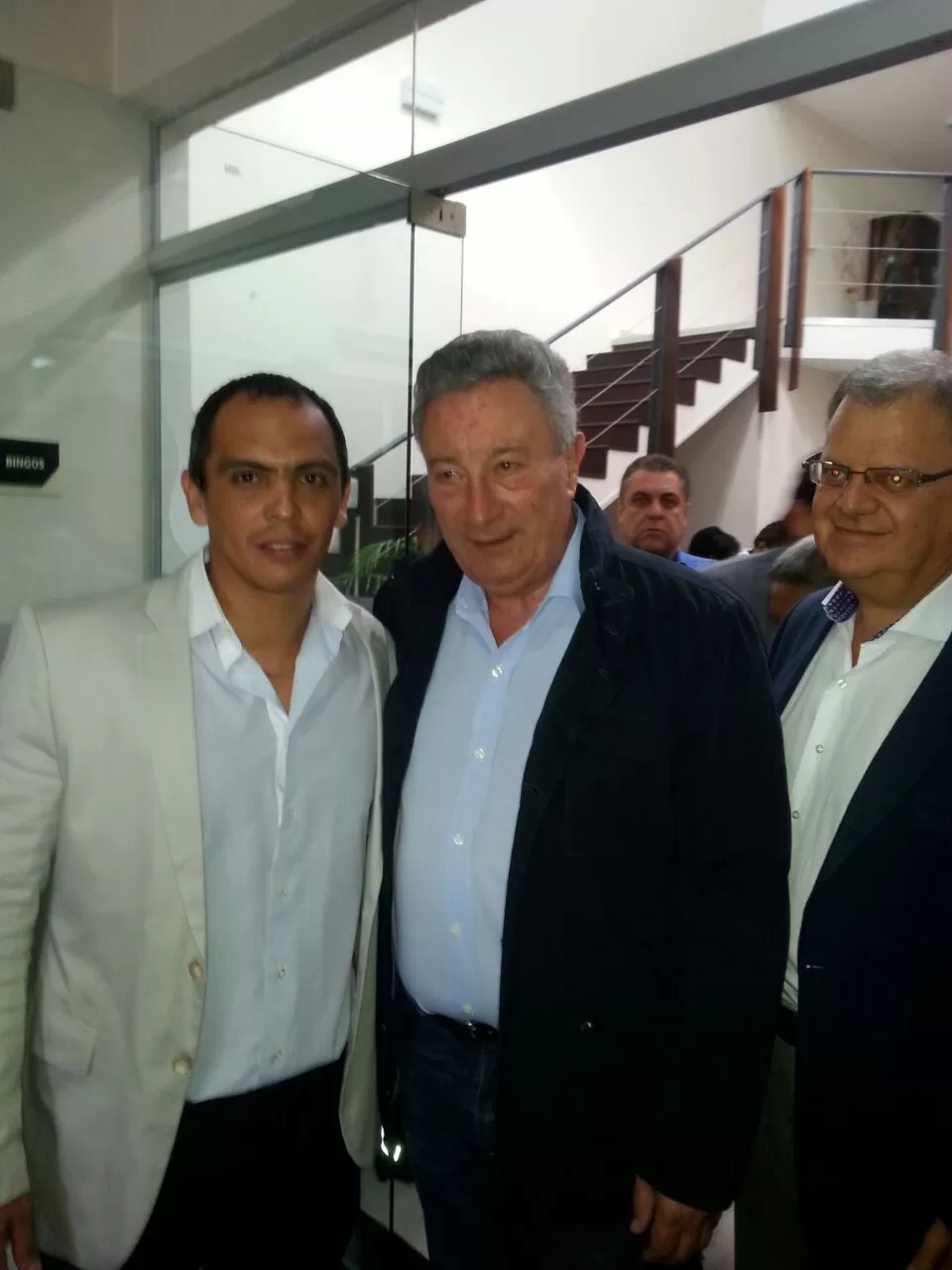 PRESENCIA. Darío Zamoratte aparece junto a Luis Segura, titular de la AFA, en la reunión del Consejo Federal en Salta. la gaceta