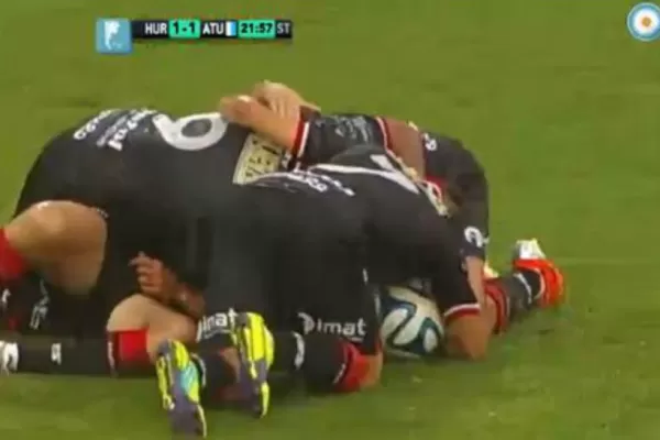 Mirá el empate de Huracán