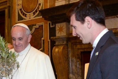 Messi saludó al Papa Francisco por su cumpleaños