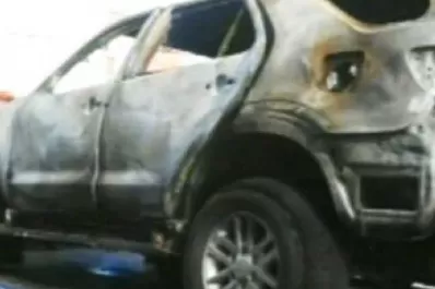 Detienen al presunto incendiario de la camioneta de Gustavo Sylvestre