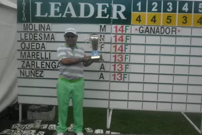 Molina se regaló un título en el día de su cumpleaños