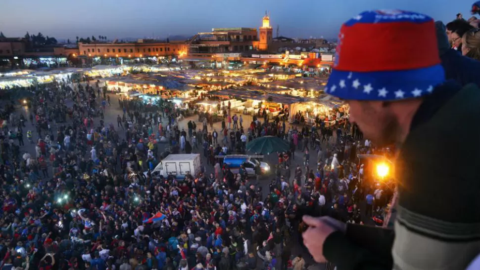 LOCURA. Los simpatizantes tucumanos de San Lorenzo quieren copar la ciudad como sus pares lo hicieron en Marruecos. (Foto Canchallena.com)