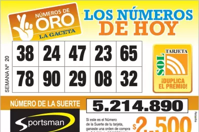 Los Números de Oro de LA GACETA