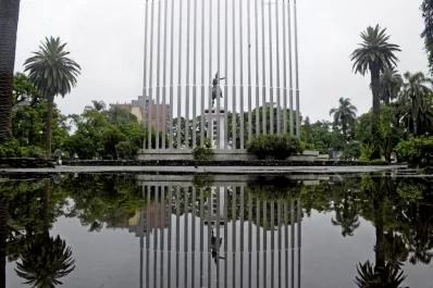 La plaza San Martín empieza a transformarse