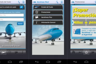 Aerolíneas lanzó una app para hacer check-in desde el celular