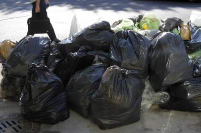 La recolección de residuos en la capital se vio afectada por una protesta