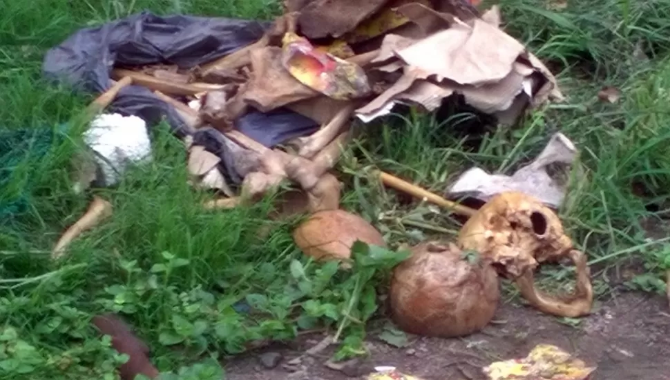 Hallaron restos humanos en cercanías del centro tucumano