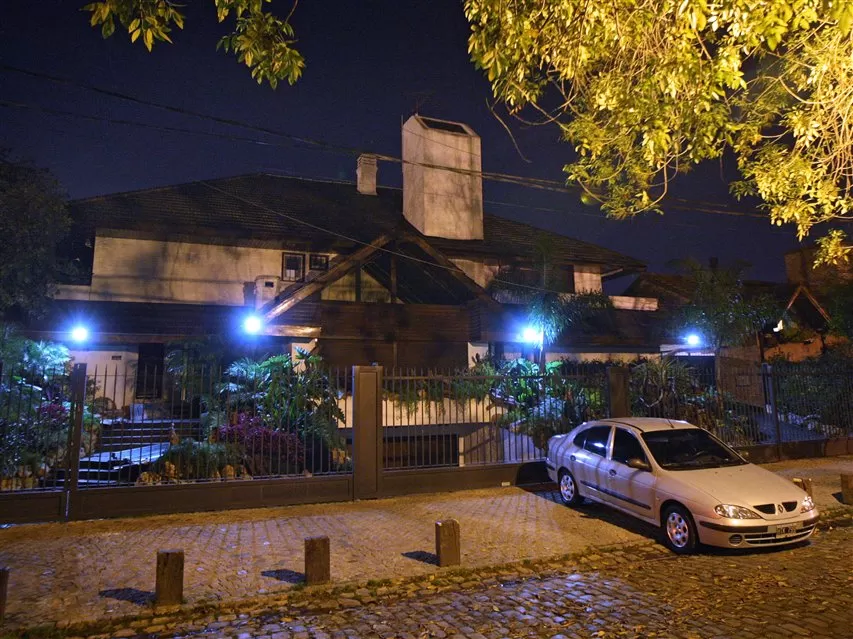 SAN ISIDRO. Frente de la casa de Milani, en el barrio La Horqueta. la nacion.com