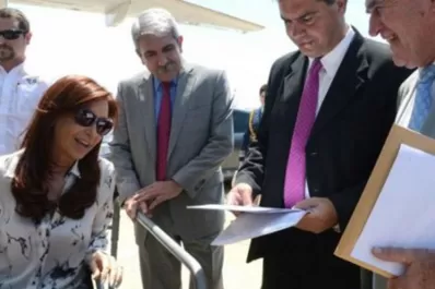 Cristina continúa la recuperación de su fractura en El Calafate