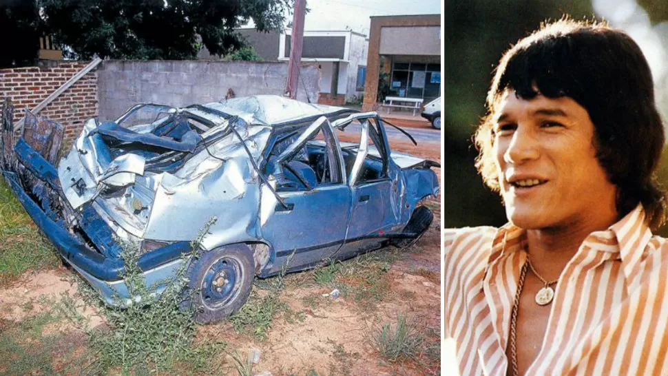LA TREMENDA MUERTE DE UN IDOLO. Carlos Monzón sufrió un accidente cuando conducía un automóvil Renault 19 en la ruta 1, en jurisdicción del paraje Los Cerrillos, que une su pueblo natal, San Javier, con la ciudad de Santa Fe. 
