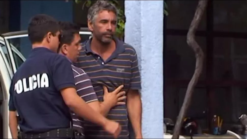 SOSPECHOSO. Richard Alejandro Gutiérrez había sido detenido ayer. FOTO TOMADA DE TN.COM.AR