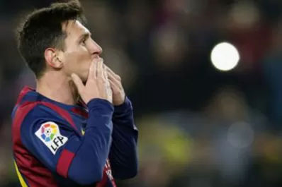 La reacción de Luis Enrique luego de un gol de Messi