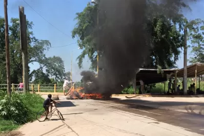 Por un problema de cloacas, cortan Camino de Sirga y San Martín