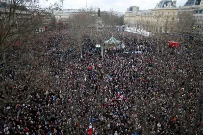 Más de 3,7 millones de personas marcharon en Francia para repudiar el terrorismo