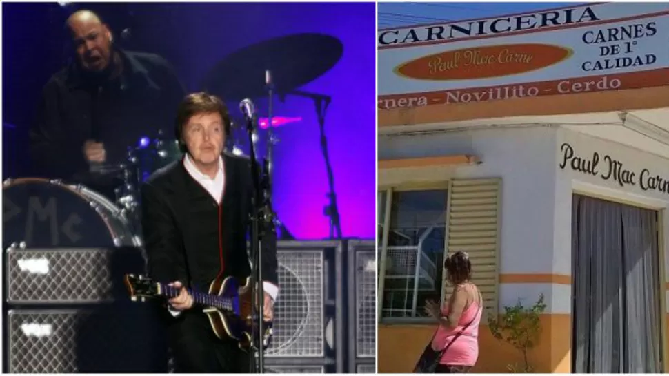 Paul McCartney, encantado con el homenaje de un carnicero argentino